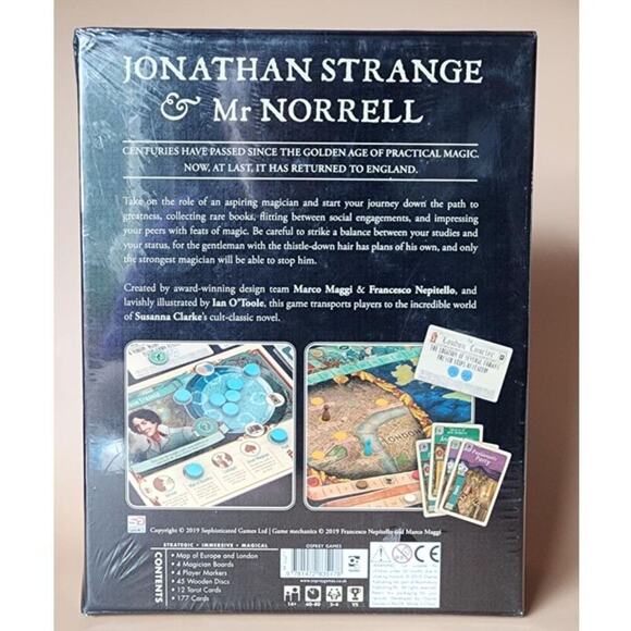 Jonathan Strange & Mr. Norrell - A Board Game of English Magic Board Game Sealed - Picture 3 of 5